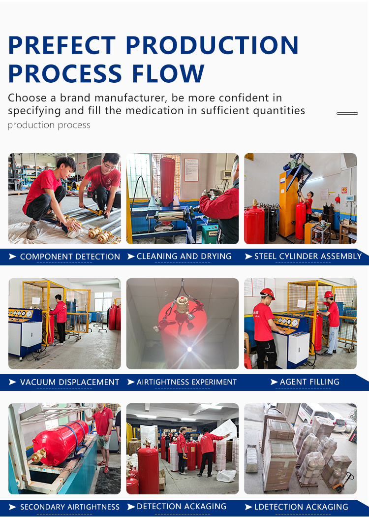 High Efficiency Fire Suppression System Automatic Fire Extinguisher Ig541 for Archives