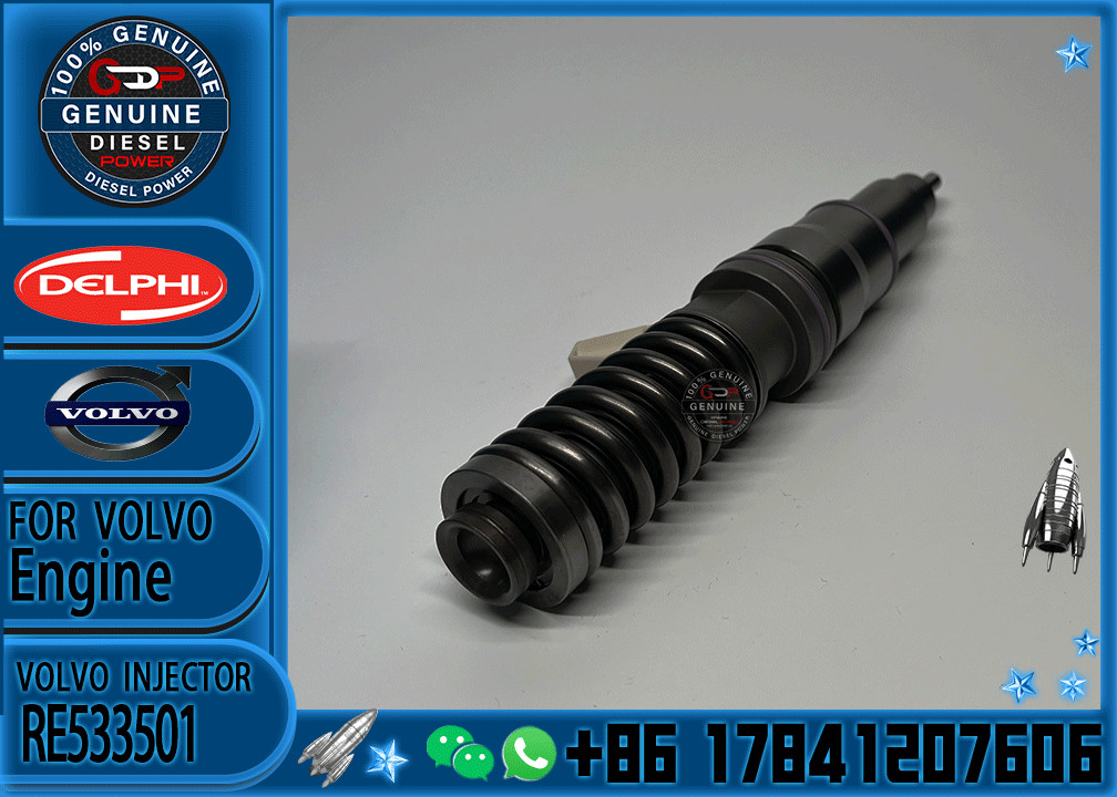Volvo Engine Common Rail Injector 33800-84400 Re533501 Re533608 Se501959 Injector