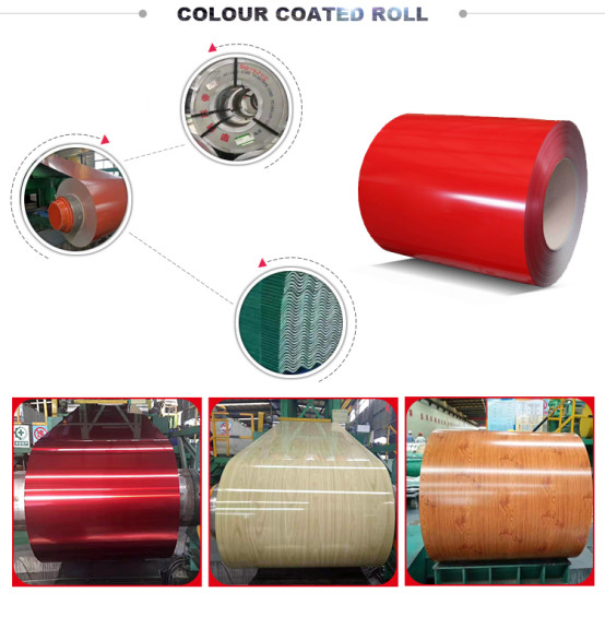 Alu Zinc PPGI PPGL Galvanized Steel Coil AZ60 Color Coated Sheet