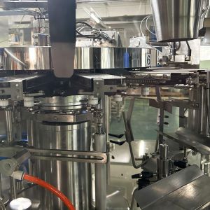 Popcorn Chicken Multi-Function Irregular Shape Bagging Machine Automatic Stand