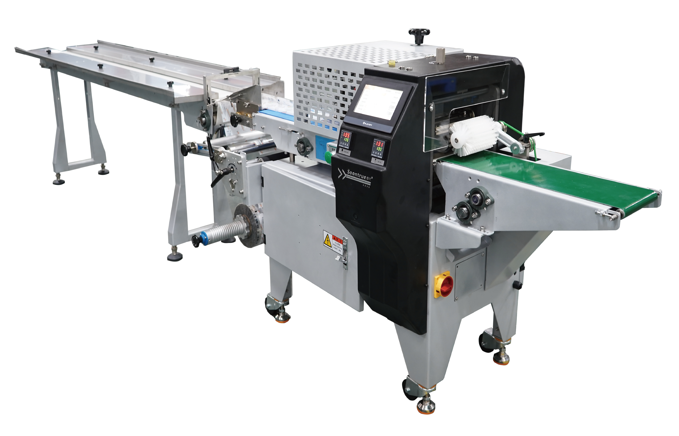 Choco Crispy Crepes Fully Automatic Bag Packaging Machine With 220V/50Hz Power Supply