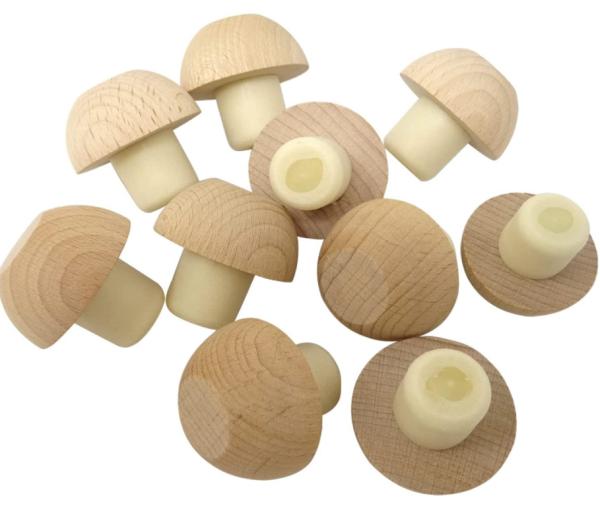 Non Spill T Shape Wooden Bar Top Cap Wine Cork Bottle Stopper from Wooden Bar