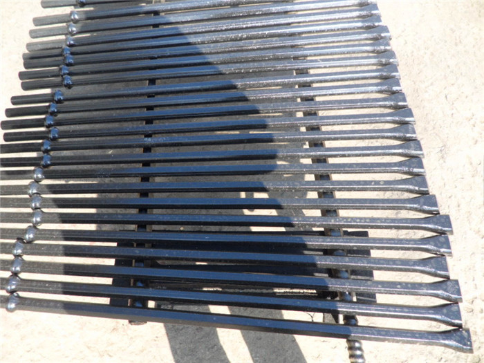 H22x108 Drill Steel With Chisel Bit Integral Drill Rods For Small Hole Drilling