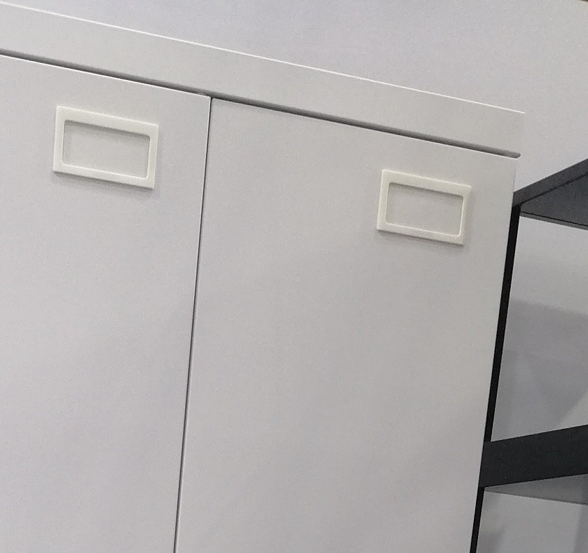 0.6mm Thickness 2 Door Steel Locker Flush Door Frameless Steel Office Locker
