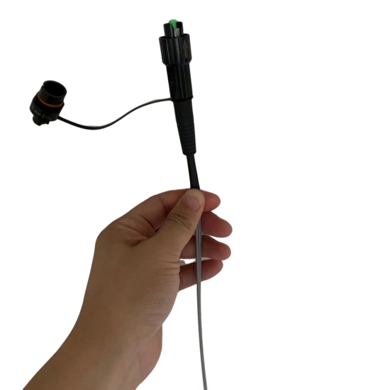 4G Network LC UPC Duplex IP67 Waterproof Fiber Optic Cable with Waterproof Connector