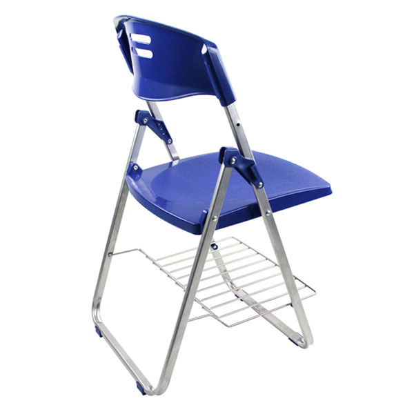 450*520*810mm Foldable Training Room Chairs With Book Net