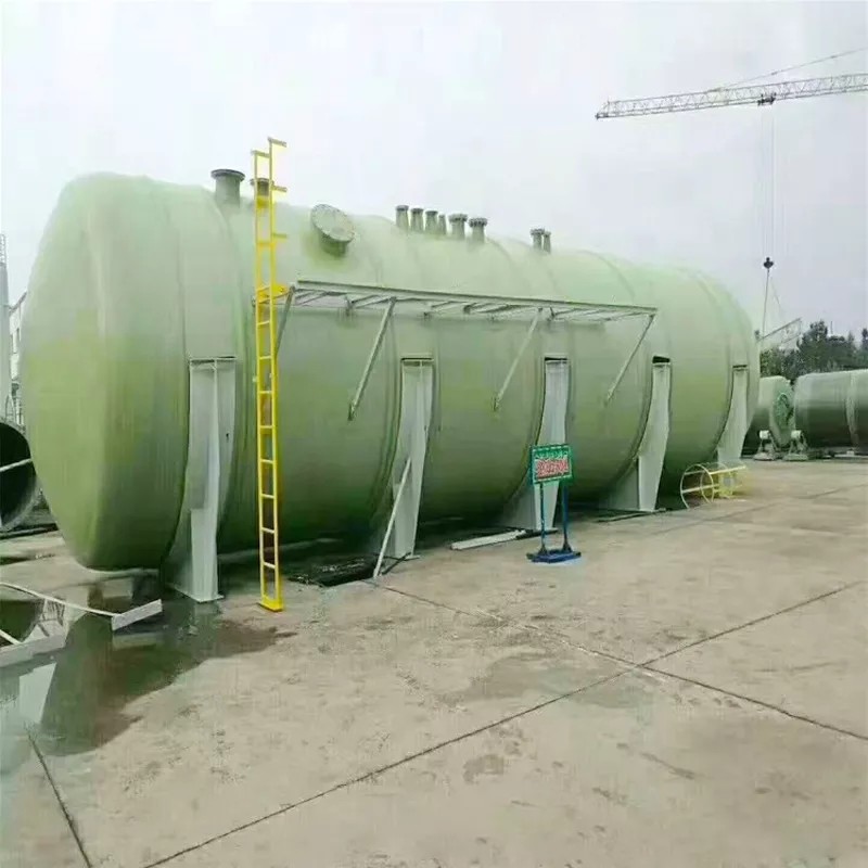 3m3 Horizontal Sewage Treatment Tank Filament Winding 1400mm