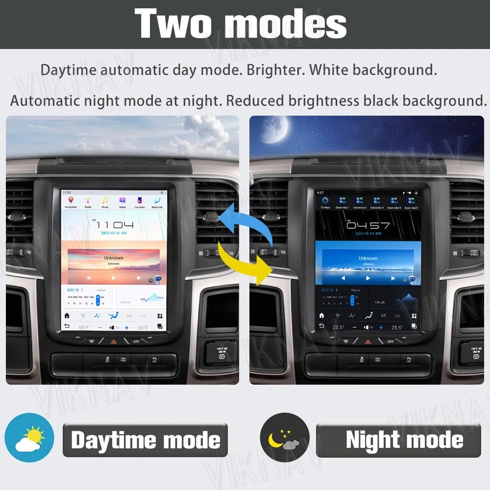 10.5 Inch Android Car Head Unit For 2013-2018 Dodge Ram 1500
