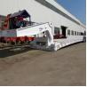 Buy cheap 3 Axle 80t Customize Mechanical Suspension Detachable Gooseneck Lowbed Trailer from wholesalers