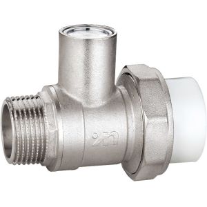  1107 Nickel Plated Magnetic Lockable Ball Valve Male Threaded End 3/4&quot;, 1&quot;, 1-1/4&quot; x Flexible PP-R pipe End 25, 32, 40 Manufactures