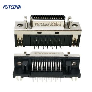 PCB SCSI Connector 90 Degree R/A CN Type Female 26 Pin Servo Connector For PCB
