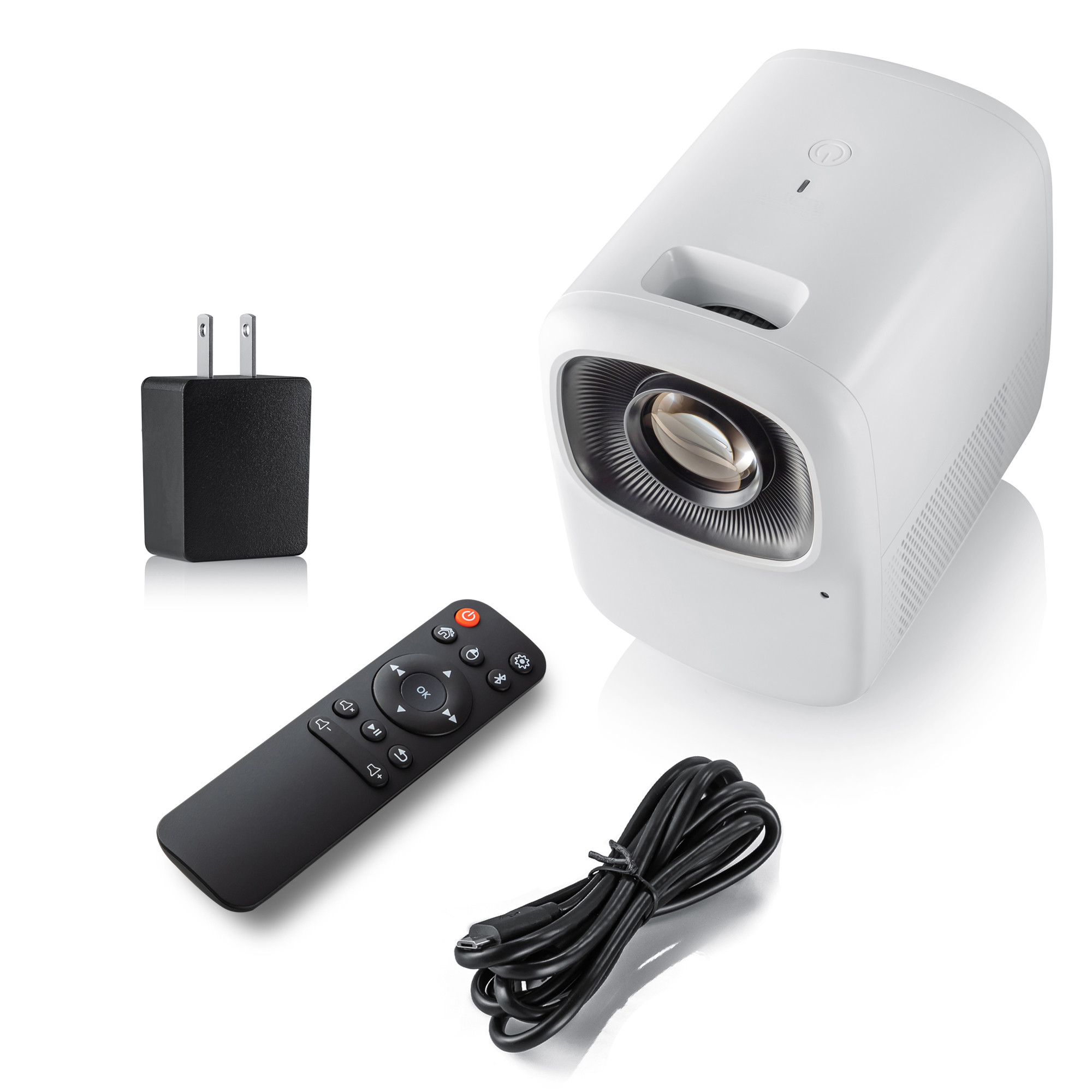 1080P HD LCD Mini Pico Projector 30000 Hours Multimedia Home Theater