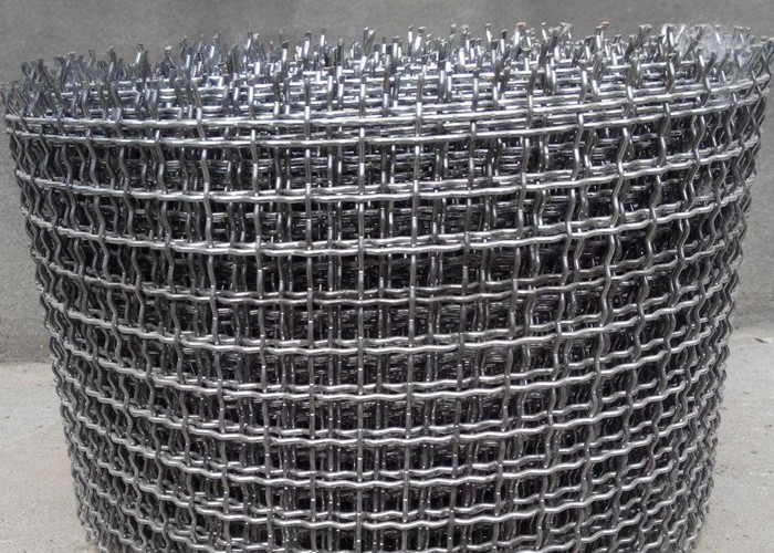 5.0mm Wire 30mm Opening iron Crimped Wire Mesh For Mining Industry