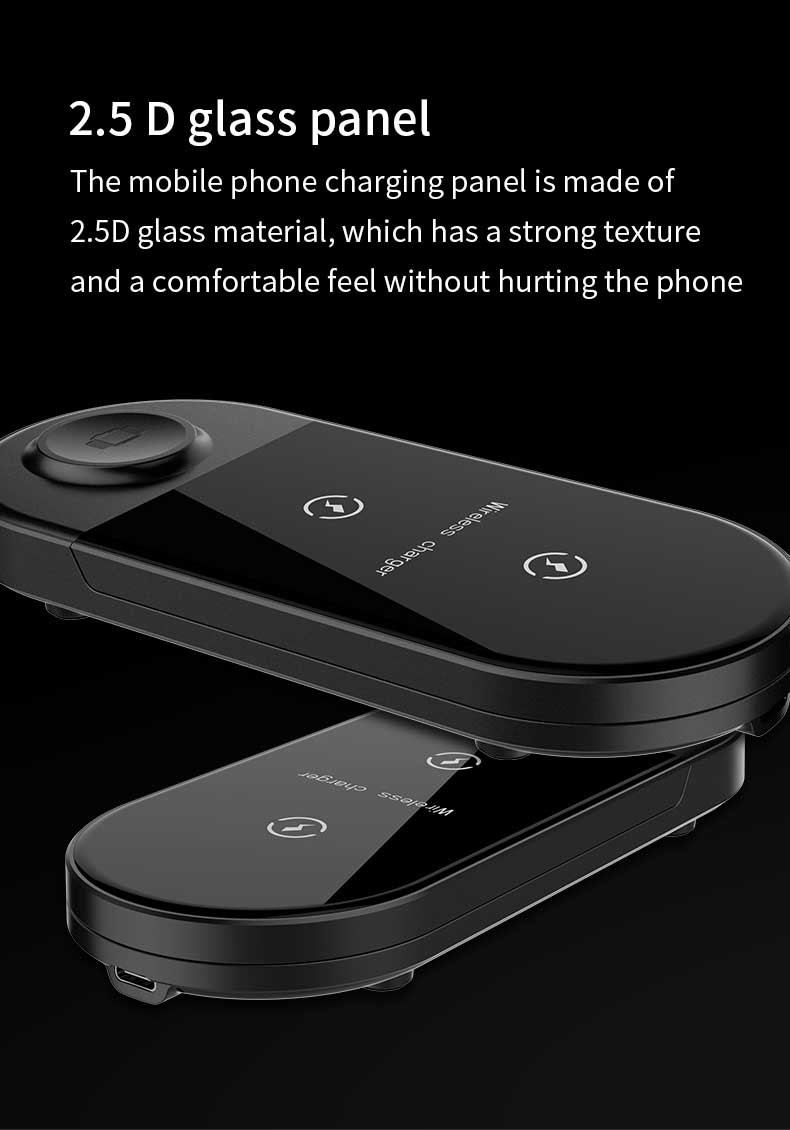 15W Fast Charge Qi Magnetic Stand Wireless Charger For Iphone 12
