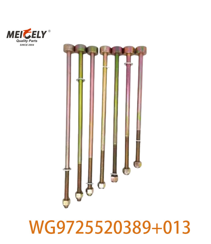 HOT SALE Rear Steel Plate Center Bolt WG9725520389+013 For Sinotruk