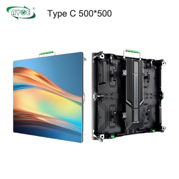 Type C P2.976 Outdoor Rental LED Display 500x500 / 500x1000 Cabinet Nationstar