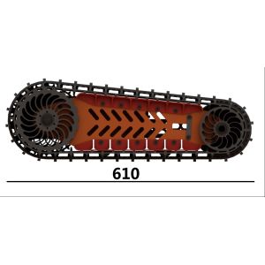 20kg Load Ip68 Tracked Robot Chassis Small Size