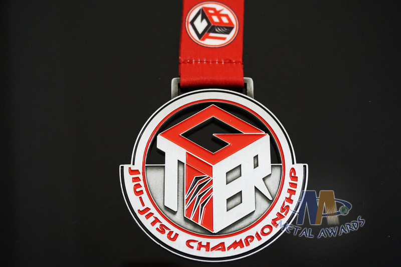 Metal Sports Soft Enamel Custom Award Medals Swmming Marathon Events Antique Silver Plating Medallion