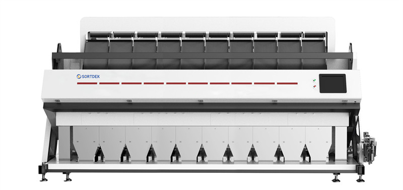 10 Chutes CCD Rice Color Sorter 5.0 M3/MIN Air Consumption Rapid 10