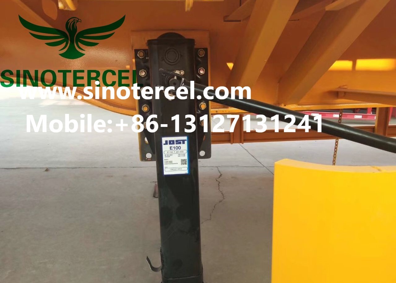 40 Foot Flat Bed Semi Trailer 3 Axle Semi Truck Flatbed Trailer