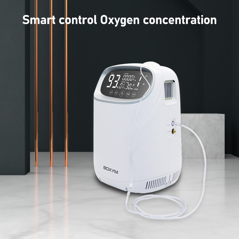 1L Lightweight Portable Oxygen Concentrator 6kg Remote Control