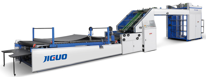 600g/M2 Automatic Flute Laminator Machine High Speed Corrugated Cardboard