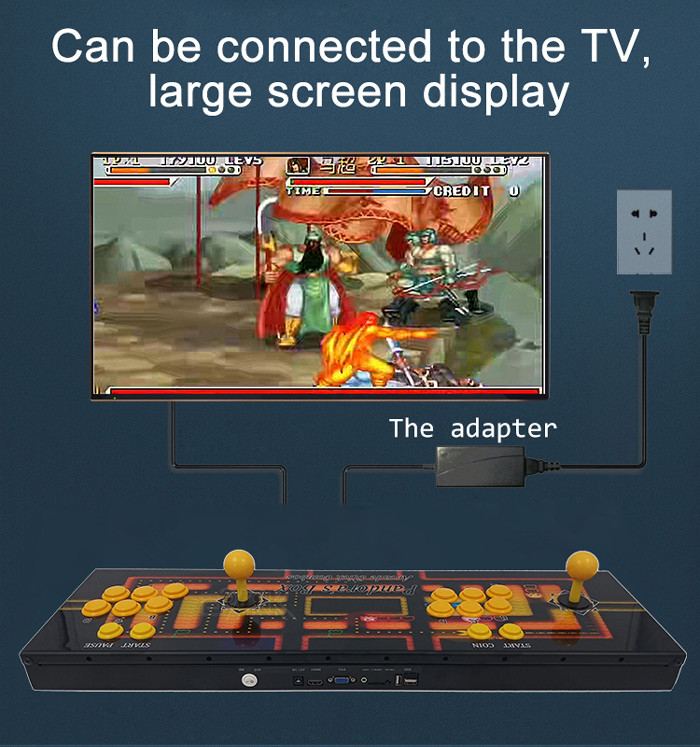 Family Pandora Box Arcade Console With Custom Joystick
