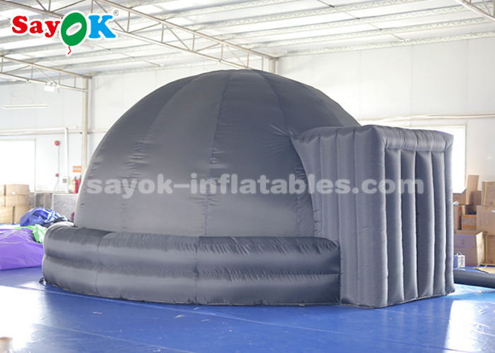 4.5 Meter Portable Inflatable Planetarium Projection Dome Tent Black Color