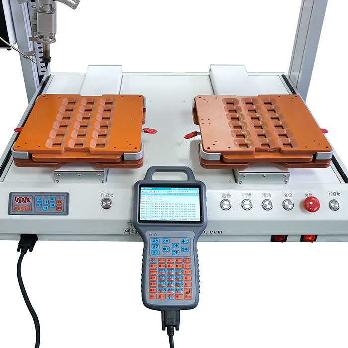 Desktop 4 Axis Automated Soldering System For PCB Electronic Toy USB Tin Wire