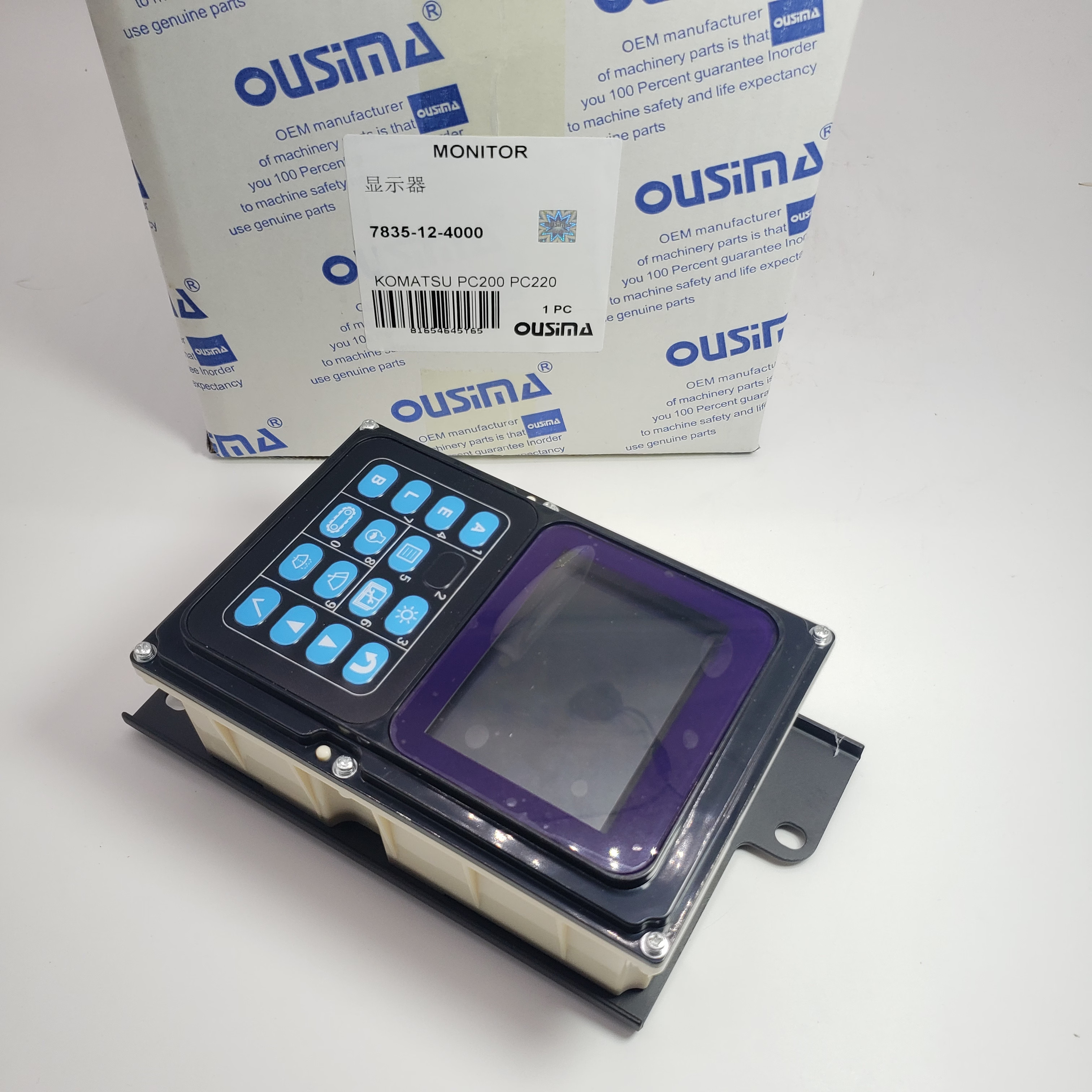 Monitor 7835-12-4000 For Komatsu PC200-7 PC220-7 PC300-7 PC450-7