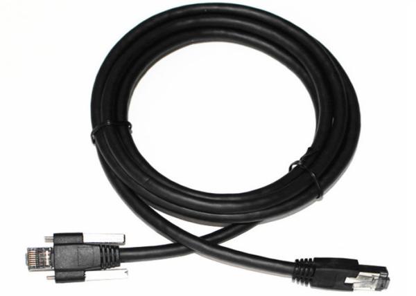 Gige Vision Shielded Ethernet Cable M2 Nickel Plated Screw High Speed Transmissi