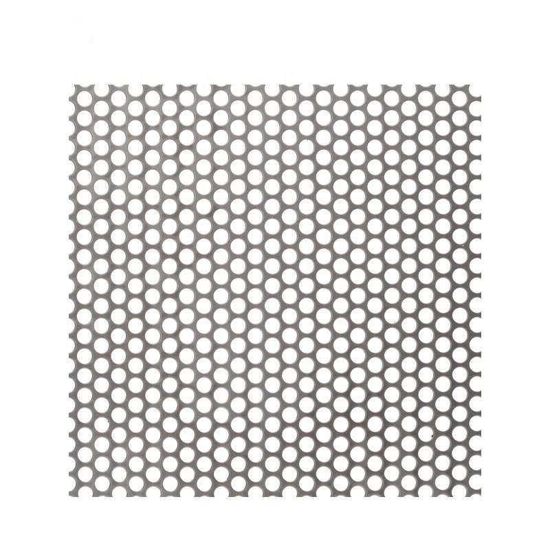 Round 2mm Hole Structured Facade Stainless Steel Punch Plate For Modern Architecture