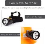 Waterproof Explosion Proof Mining Light Rechargeable Underground Headlamp For