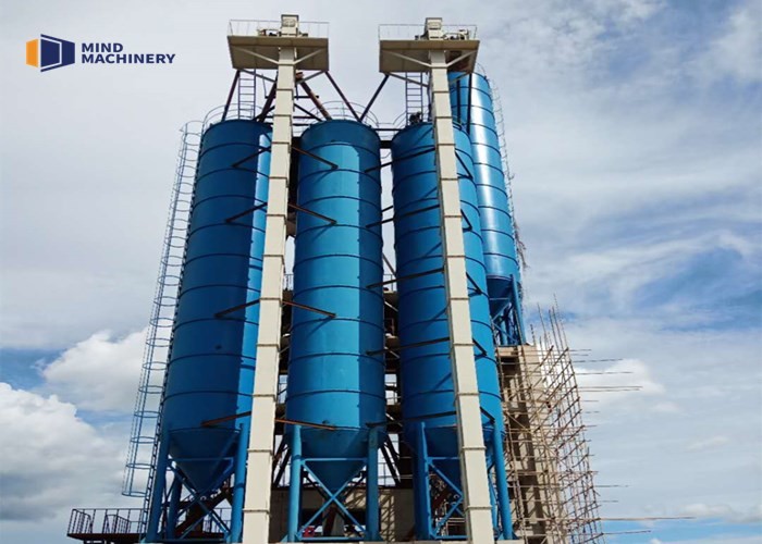 Steel Bulk Diameter 3m 80T Cement Storage Tank