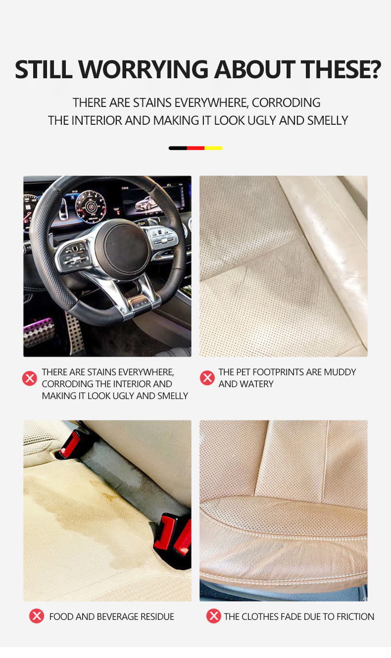 GETSUN Heavy Duty Multi-Surface Cleaner Safe for Car Interiors Kitchens Upholstery