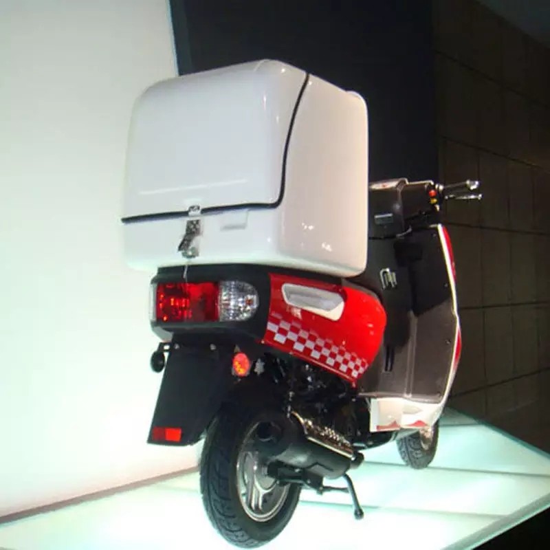 85L Delivery Tail Box for Food and Pizza or Drink Delivery for Motorcycle and Scooter with LED Light