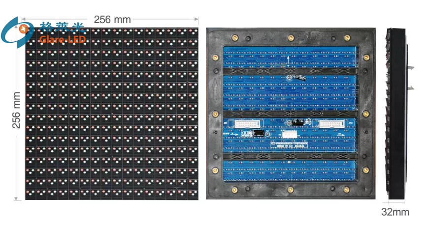 High Brightness Waterproof LED Module For Outdoor Advertising Display Screen 347 LEDS