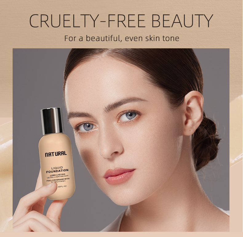 OEM New Hot Liquid Foundat Makeup Set Private Label Includes Foundation Concealer Matte Sunscreen-Support Foundation Brush Set