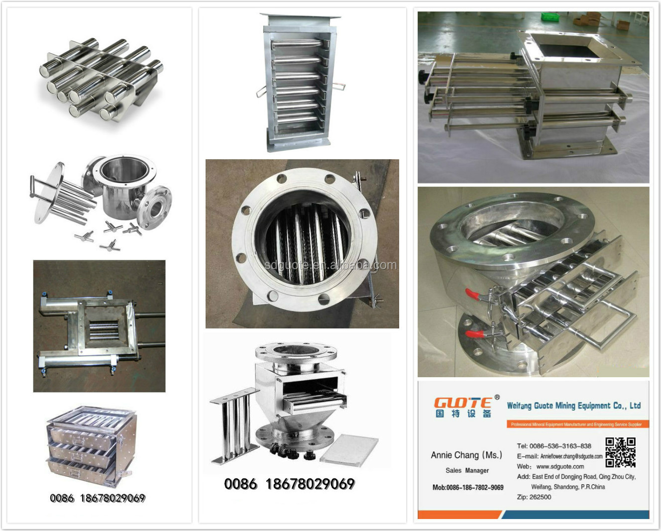 2022 Magnetic Separator for Particle/Grain Seed Separation Width 200-2000mm Condition