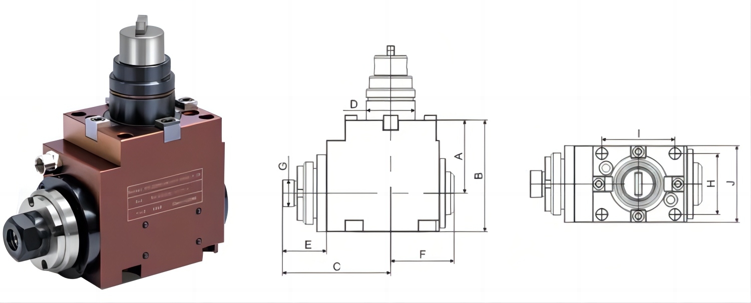 BMT High Accuracy Radial Live Tool Holder Lathe Live Tooling Holders