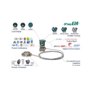 EJA438E-JASCG-917DJ Gauge Pressure Transmitter with Remote Diaphragm Seal