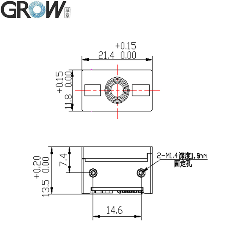 Grow GM65 USB Uart Interface 1d 2D Barcode Scanner Module