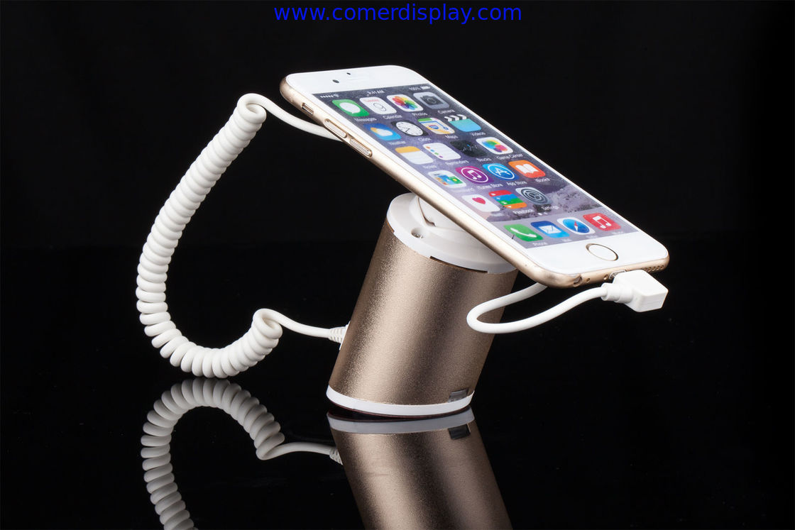 COMER anti-theft alarm display system Retail merchandise security sensor security display stand for mobile
