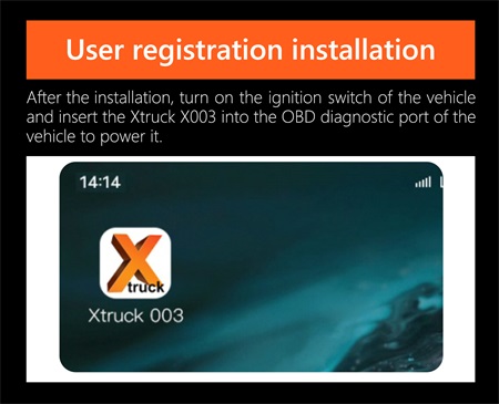 2024 Xtruck X003 Multi-brand Supports for vo-lvo/Cum-mins Recognition Fault Code Reading Automatic Truck Diagnostic Tool