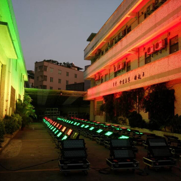 Free shipping China High quality 6IN1 120*18W Waterproof RGBWA UV IP65 Outdoor LED City Color Wash Light