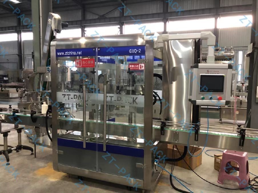 Oil Liquid Soap Automatic Cap Tightener 2500bph Automatic Cap Sealing Machine