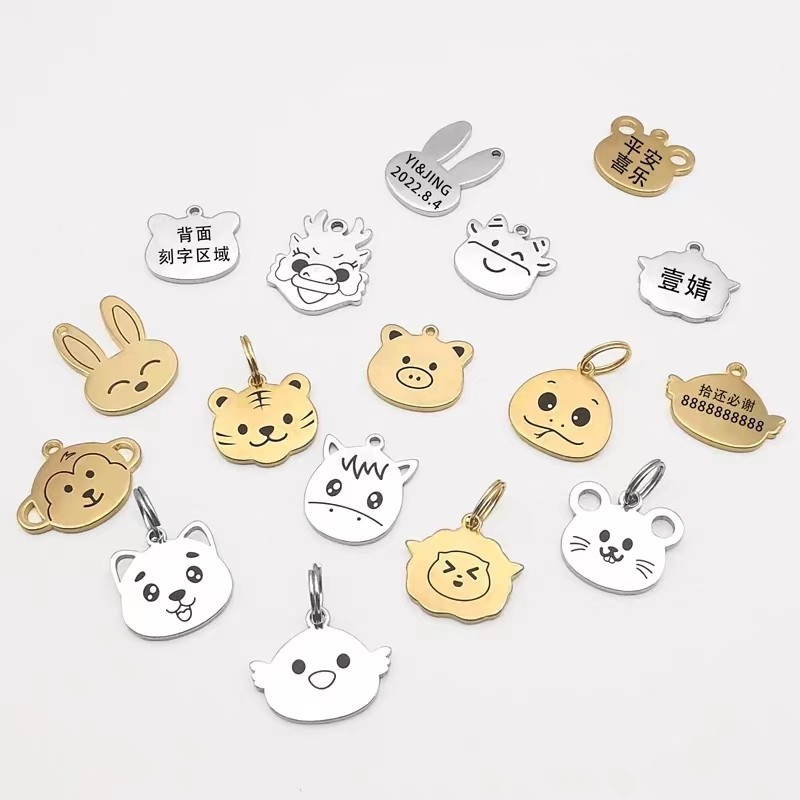 Custom Design Loog Enamel Key Chain Metal Cartoon Keychain