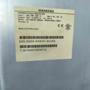 6SL3224-0XE41-6UA0 New Siemens Modular PLC Module Model Number