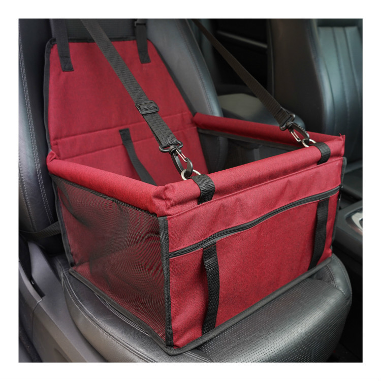 Absorbent 4cm Pet Car Booster Seat 33cm Medium Dog Car Carrier