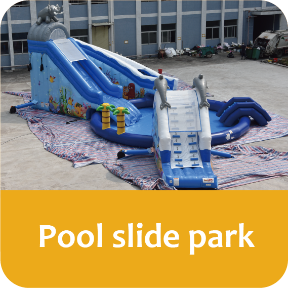 Commercial Outdoor Inflatable bounce house Water float Slides trampoline equipment water aqua park